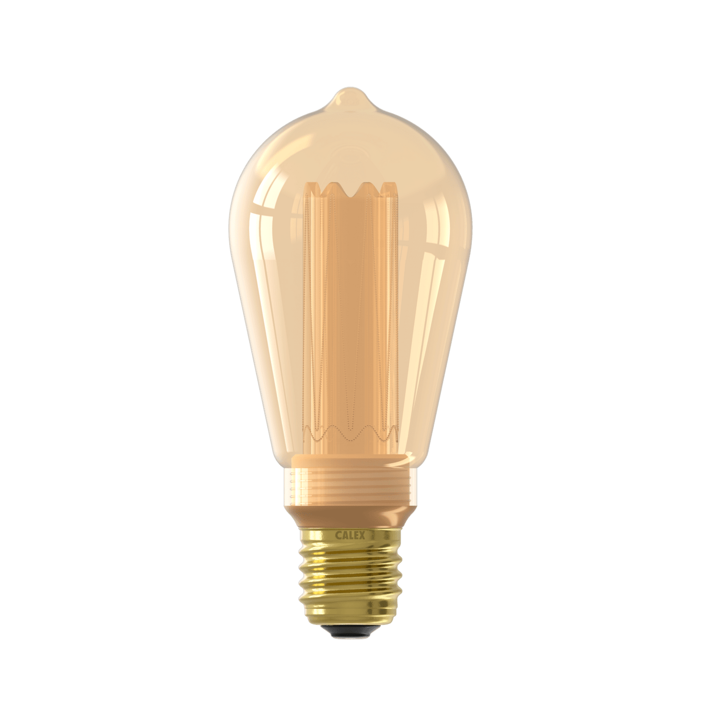 Calex Crown LED Bulb - E27 - ST64 - Gold - 3.5W - Dimmable