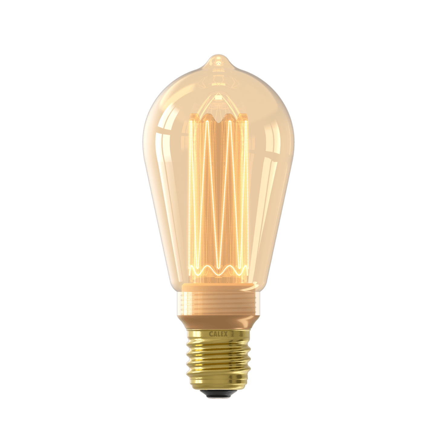 Calex Crown LED Bulb - E27 - ST64 - Gold - 3.5W - Dimmable