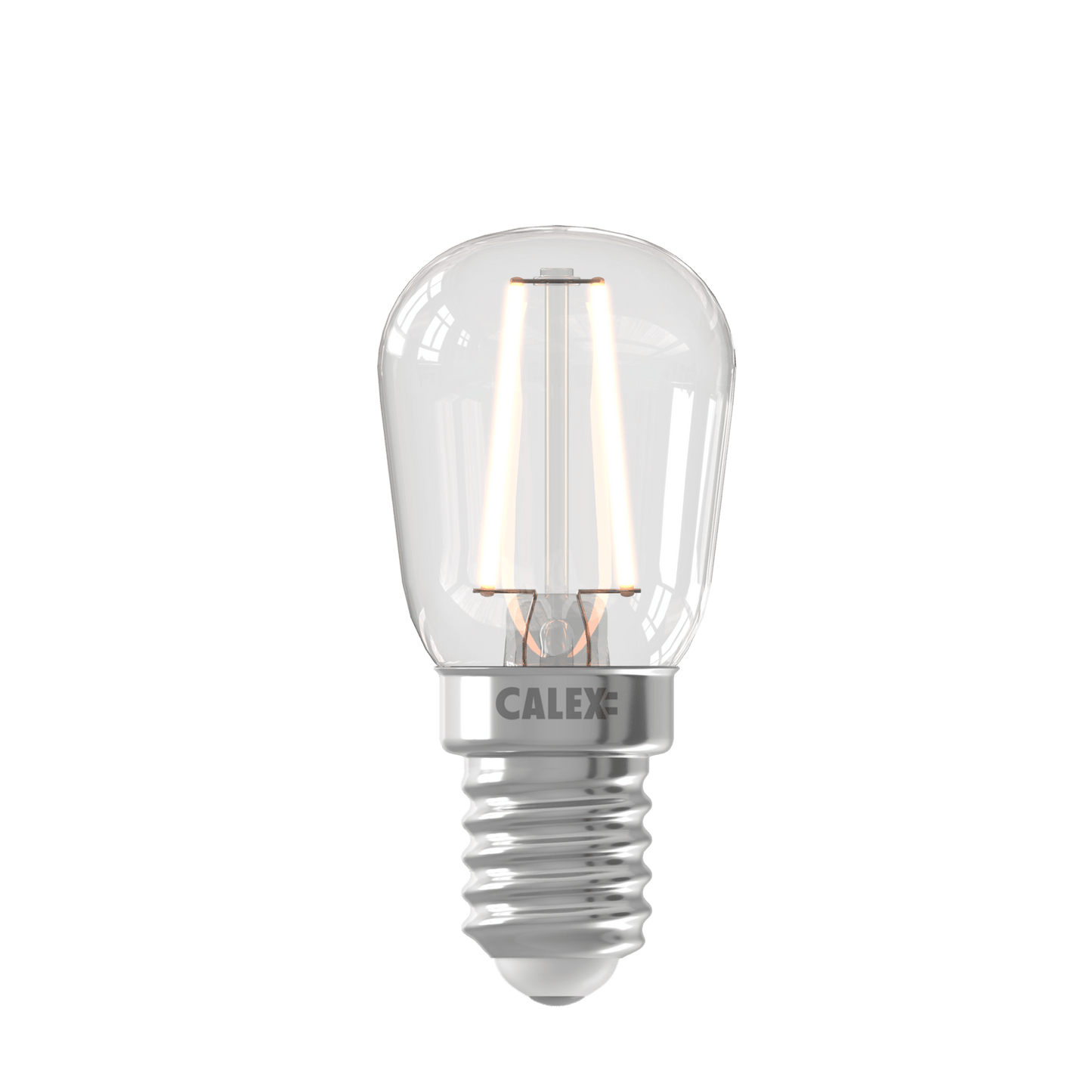 Calex Filament LED Lamp - E14 - T26 - Clear - 1.5W - Dimmable
