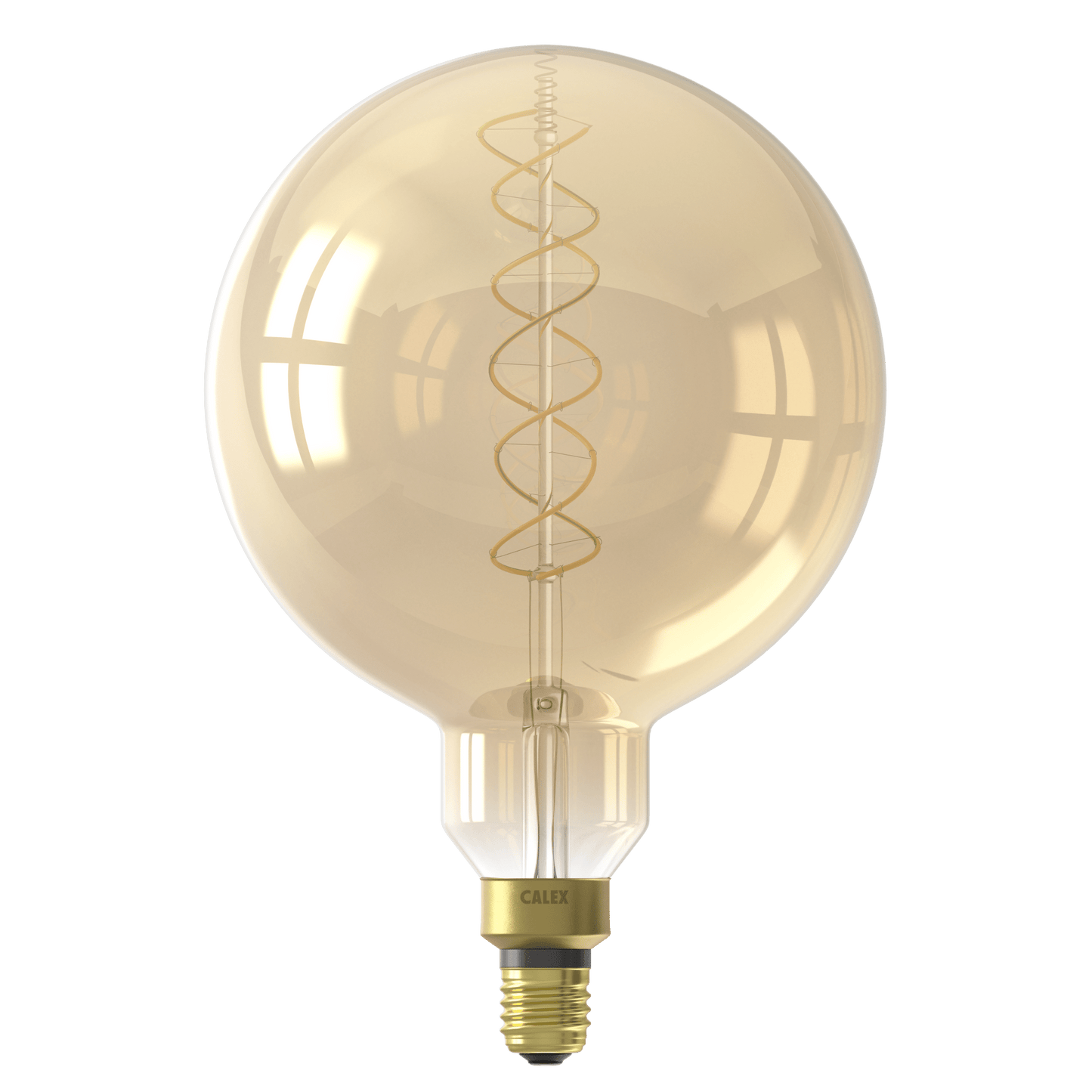 Calex Mega Globe Bulb - E27 - Filament - Gold - 3W