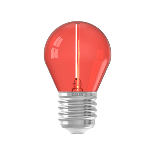 Calex Party Bulb - E27 - G45 - Red - 1W