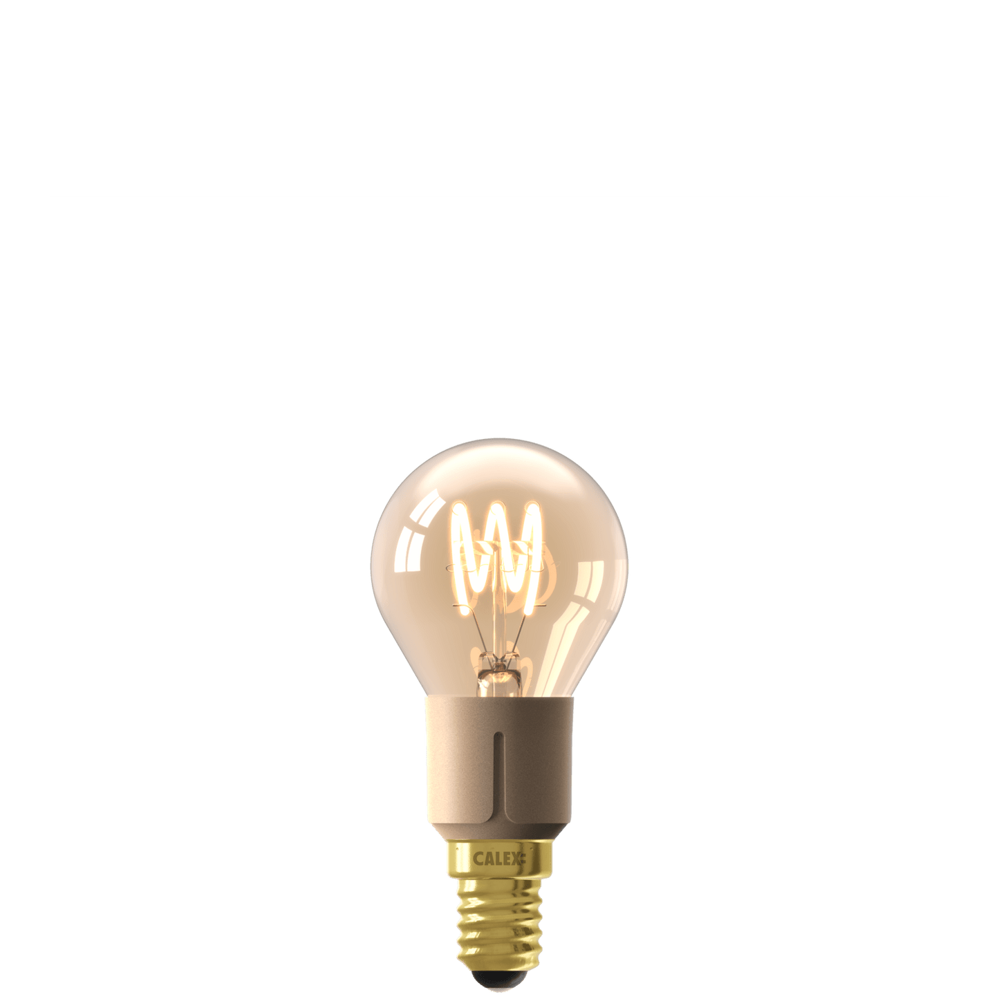 Calex Flex Filament LED Lamp - E14 -P45- Gold - 4W - 3 step dimming