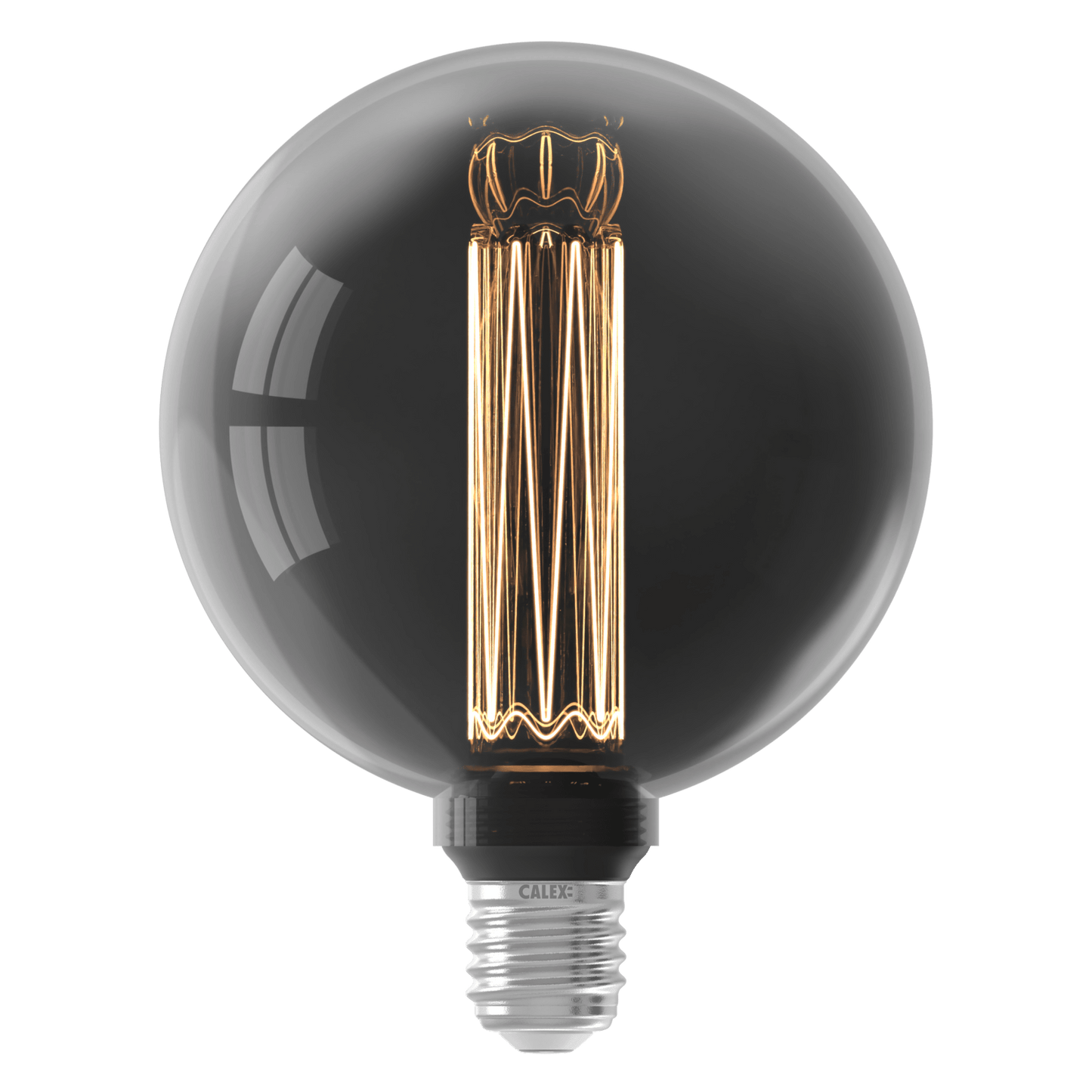 Calex Crown LED Bulb - E27 - G125 - Titanium - 3.5W - Dimmable
