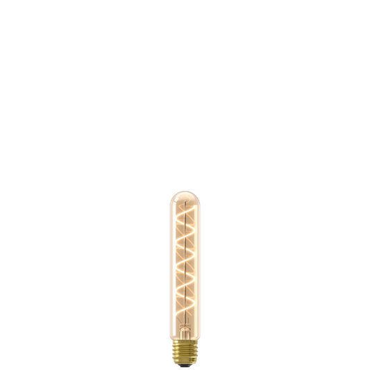 Calex Spiral Filament LED Lamp - E27 - T32 - Gold - 2.5W - Dimmable
