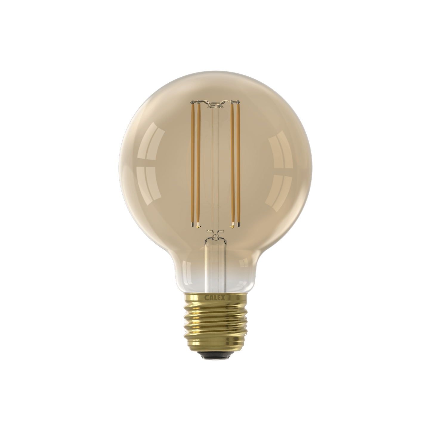 Calex Warm Filament LED Lamp - E27 - G80 - Gold - 3.5W - Dimmable