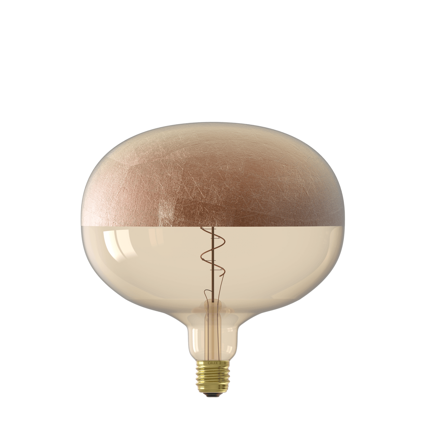 Calex Top mirror Bulb - E27 - Filament - Boden - Copper -WarmWhite- 4W