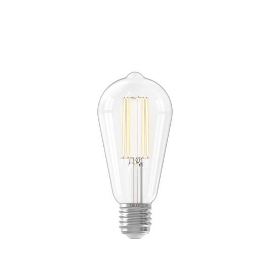 Calex Warm Filament LED Lamp - E27 - ST64 - Clear - 3.5W - Dimmable