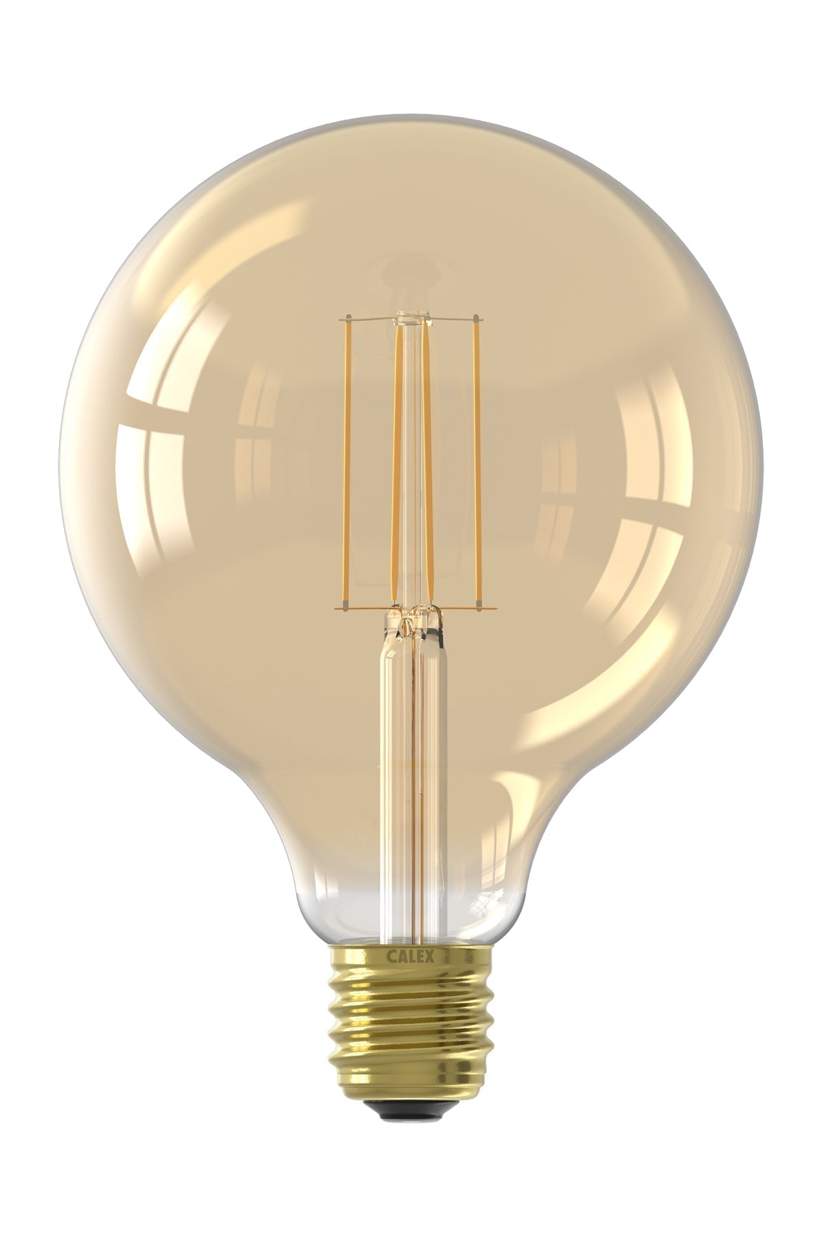 Calex Warm Filament LED Lamp - E27 - G125 - Gold - 4.5W - Dimmable