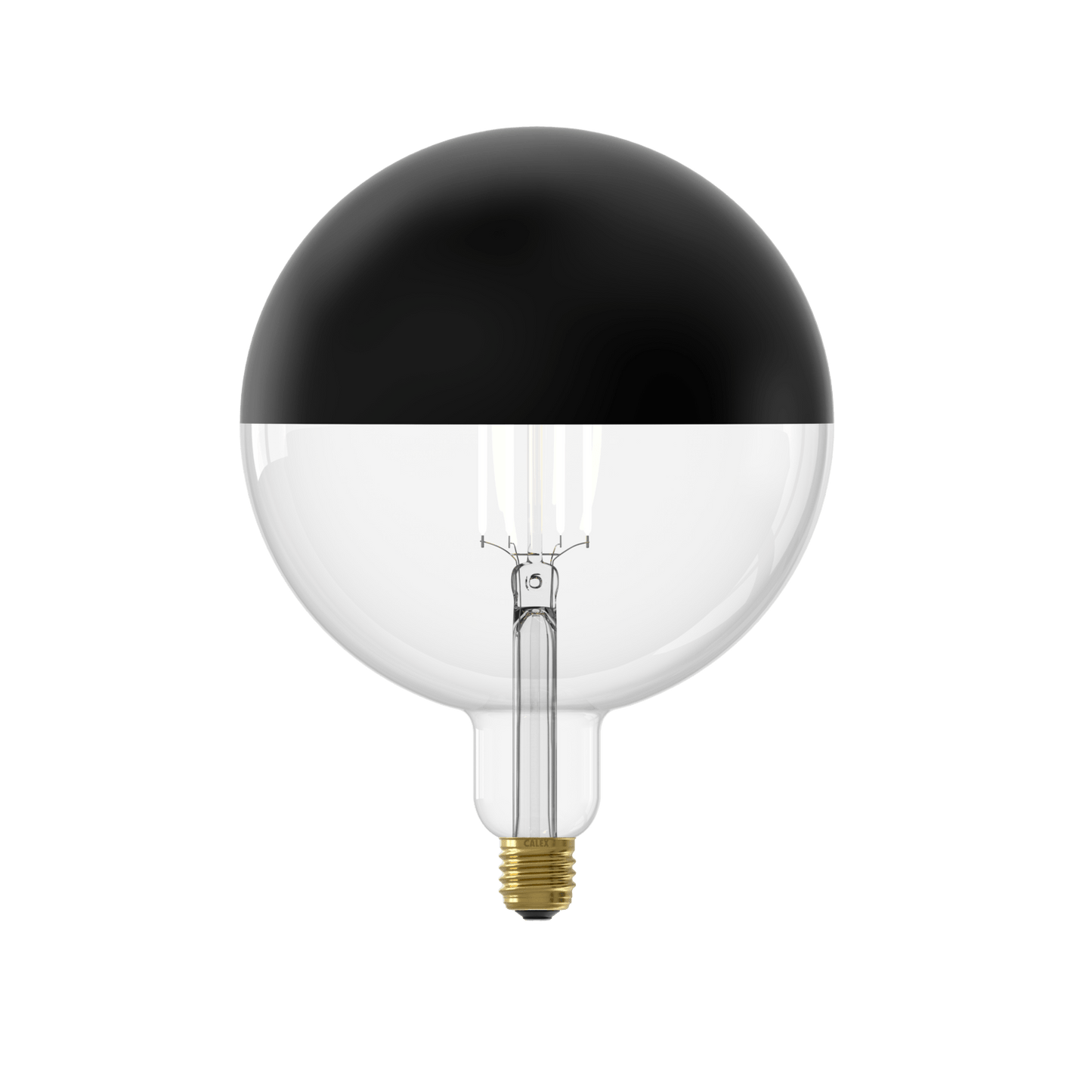 Calex Top mirror Bulb - E27 - Filament - Kalmar - Black -WarmWhite- 6W