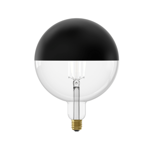 Calex Top mirror Bulb - E27 - Filament - Kalmar - Black -WarmWhite- 6W