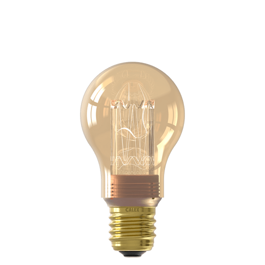 Calex Crown LED Bulb - E27 - A60 - Gold - 3.5W - Dimmable
