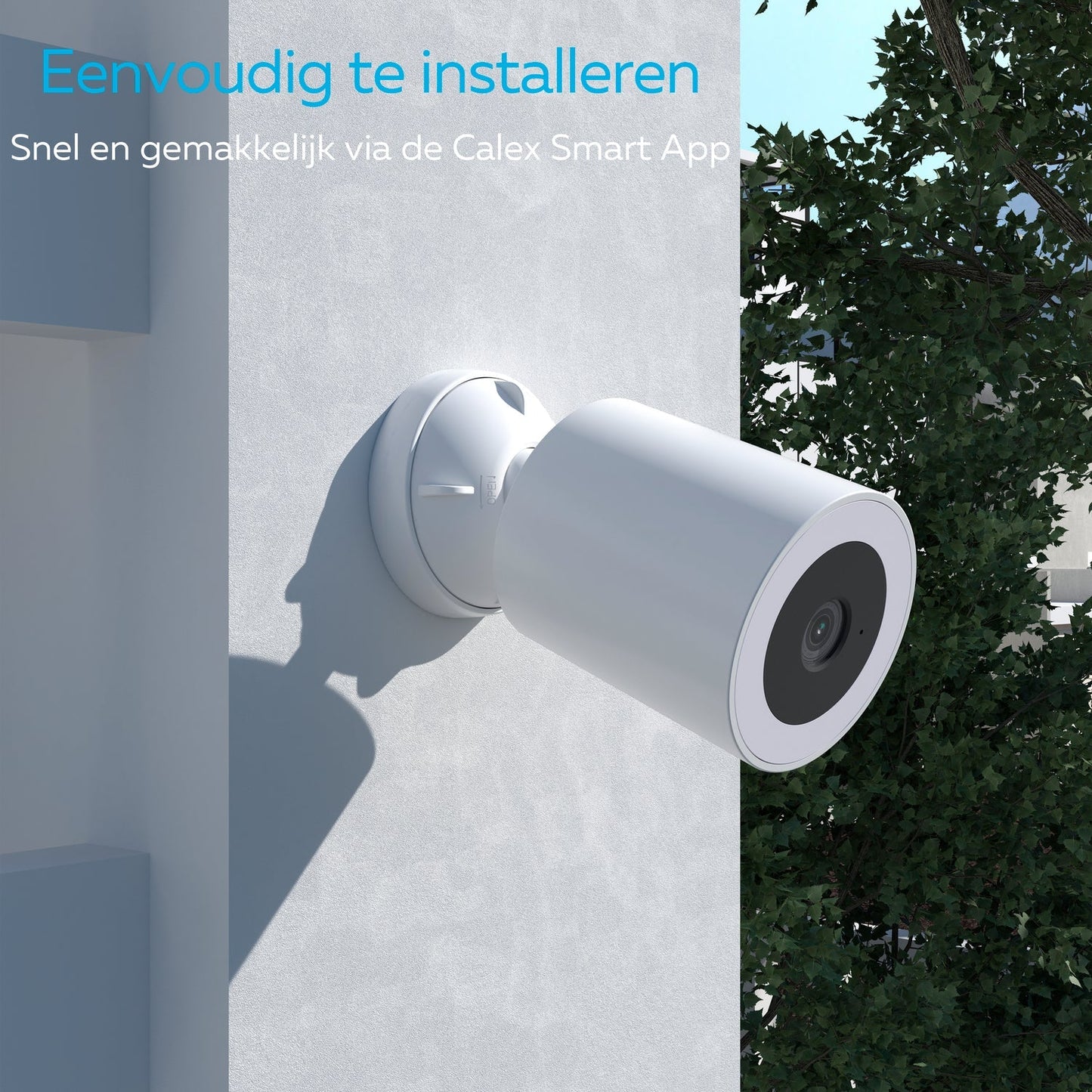 Calex Spotlight Security Camera - For outdoors - 2K