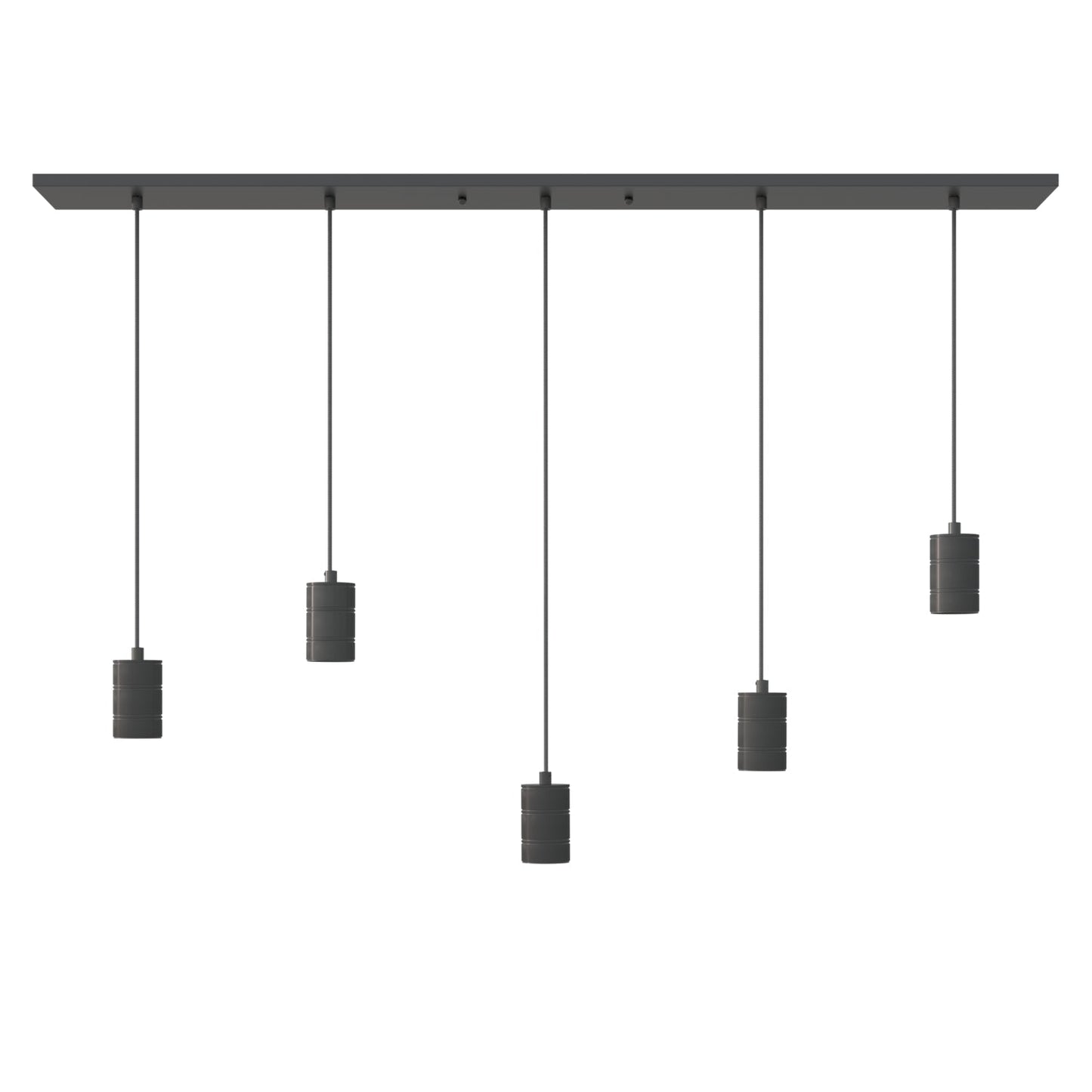 Calex Hanging Lamp - 5x E27 - 14 x 130 cm - Black