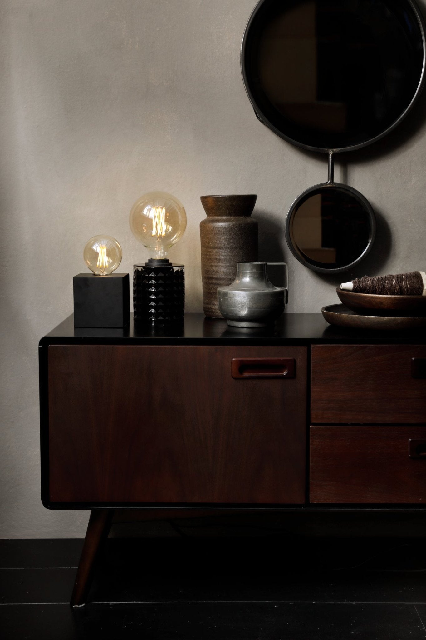 Calex Warm Filament LED Lamp - E27 - G80 - Gold - 3.5W - Dimmable