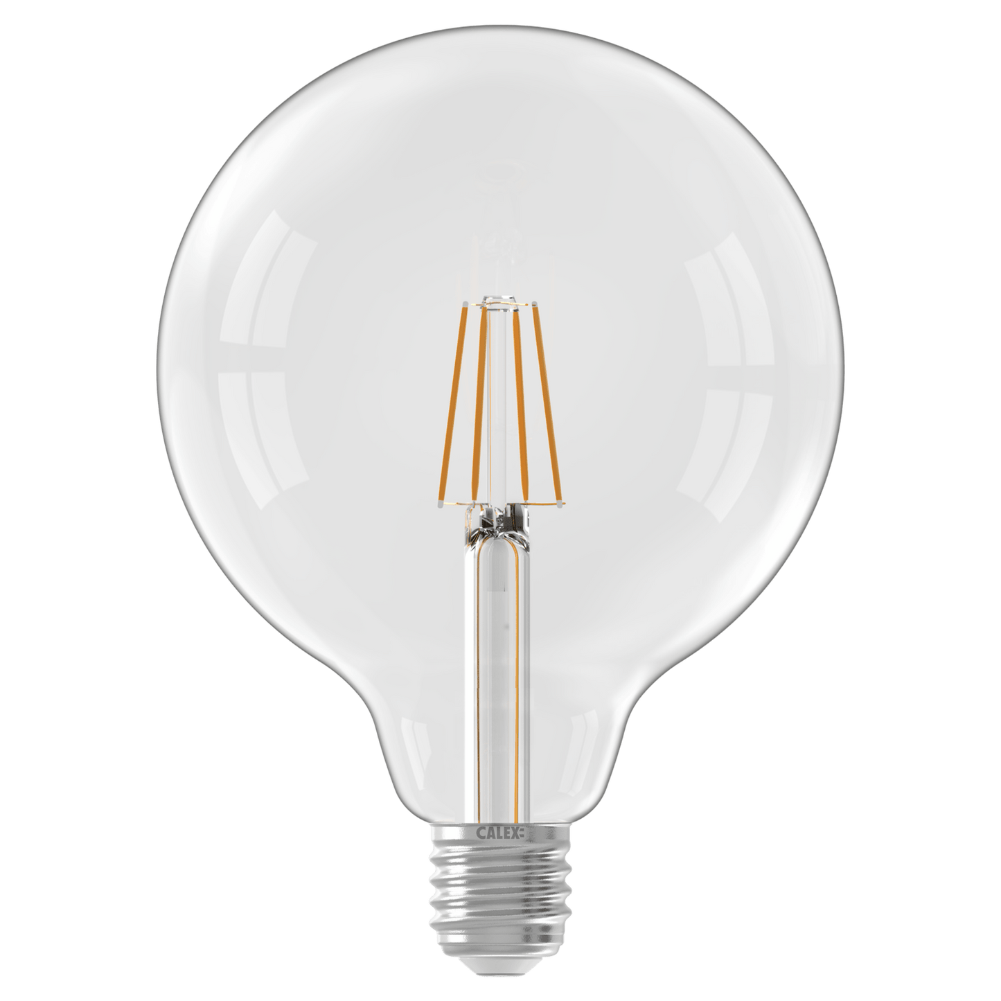Calex Filament LED Lamp - E27 - G125 - Clear - 4.5W - Dimmable