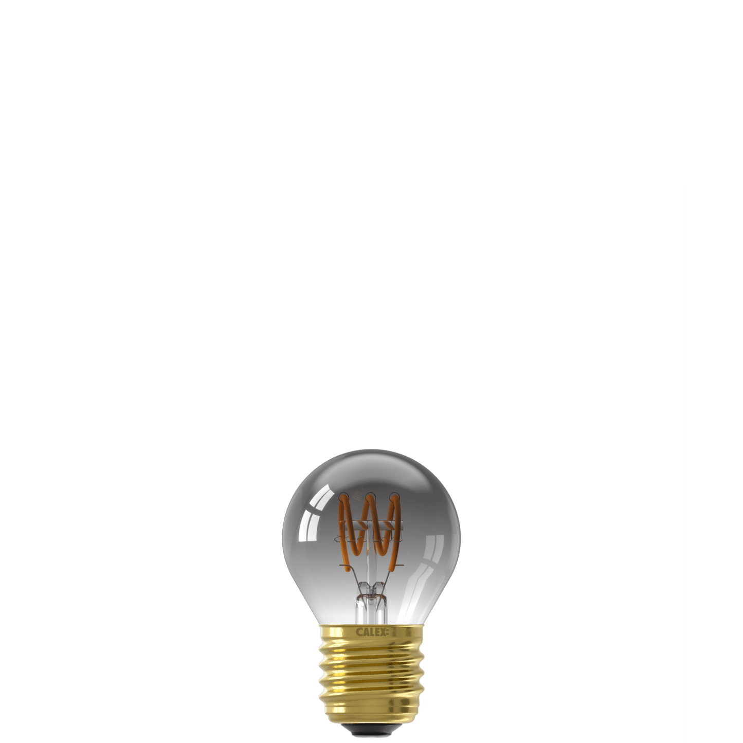 Calex Flex Filament LED Lamp - E27 - P45 - Titanium - 4W - Dimmable