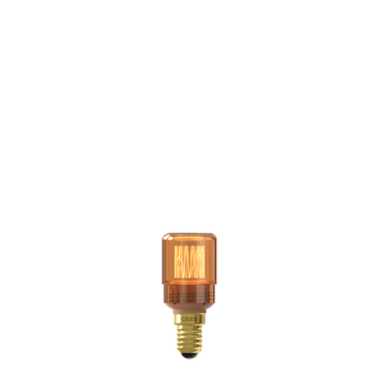 Calex Crown LED Bulb - E14 - T30 - Gold - 2.3W - Dimmable