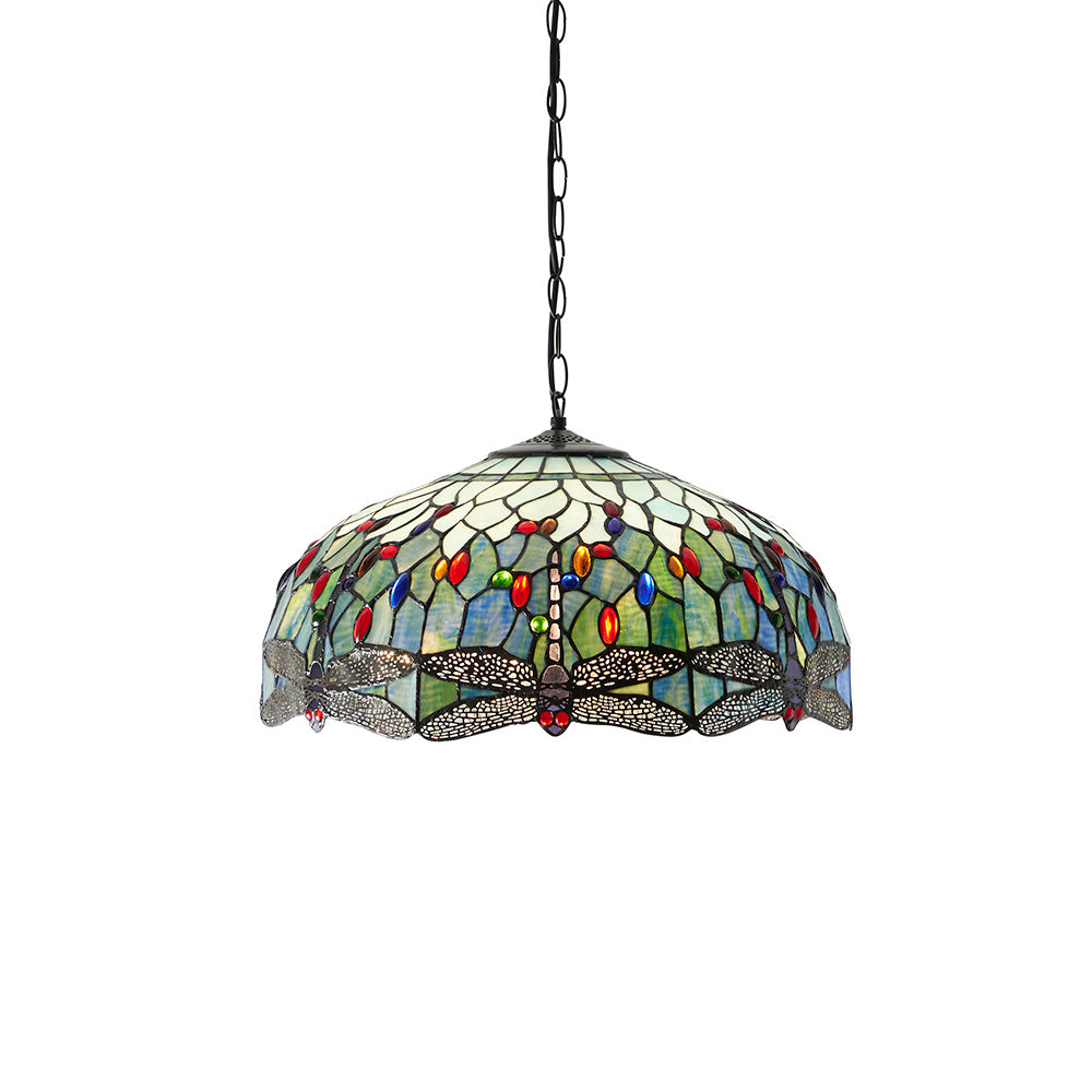 Dragonfly blue Large 3lt pendant