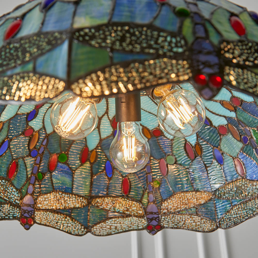 Dragonfly blue Large 3lt pendant
