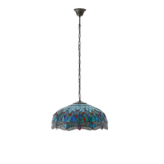 Dragonfly blue Large 3lt pendant