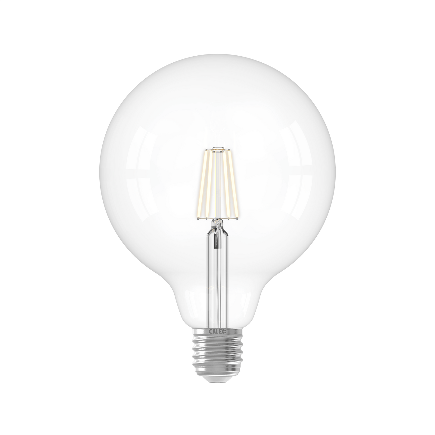Calex Filament LED Lamp - E27 - G125 - Clear - 4.5W - Dimmable