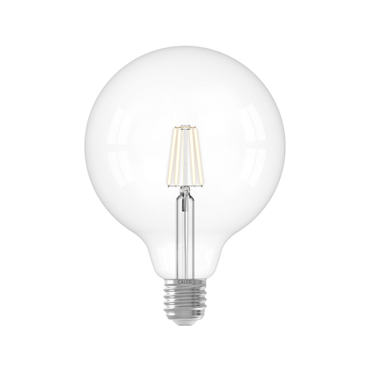 Calex Filament LED Lamp - E27 - G125 - Clear - 4.5W - Dimmable