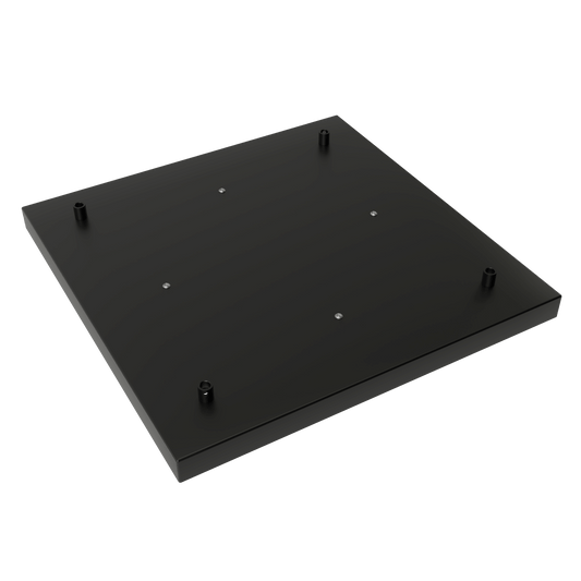 Calex Creations Ceiling plate - Black - 4 holes