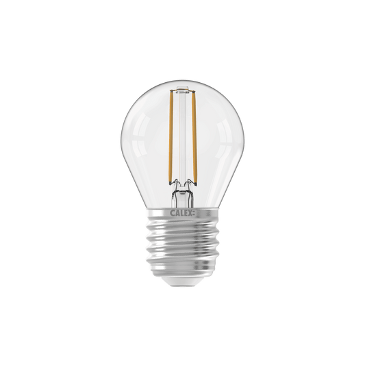 Calex Filament LED Lamp - E27 - P45 - Clear - 3.5W - Dimmable