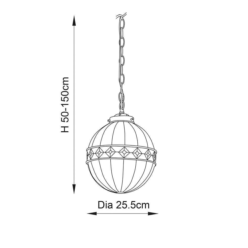 Fargo Small globe pendant