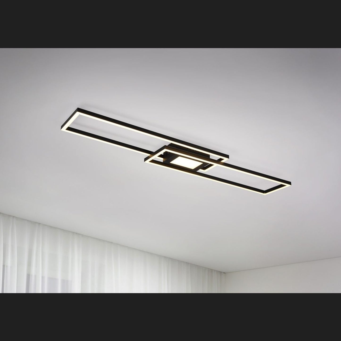 Ganado  - Ceiling lamp - Black Matt - Trio
