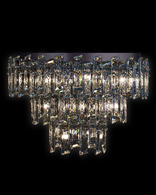 Crisiante Pendant 3 Tier 6/9Lt Chrome Light