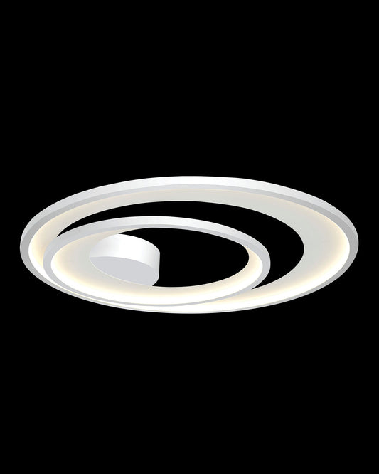 Saturn Double Ring Flush White Light