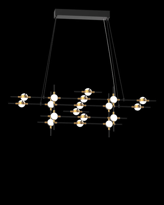 Molecular 18Lt Pendant Black With Gold Model E Light