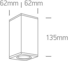 The GU10 Outdoor Cube Lights