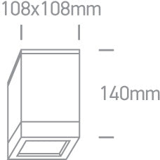 PAR30 Outdoor Cubes Die cast