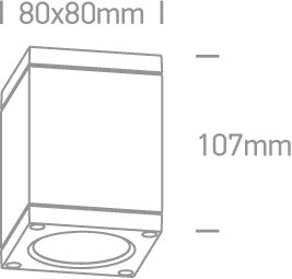 Outdoor Ceiling Cylinders Die cast