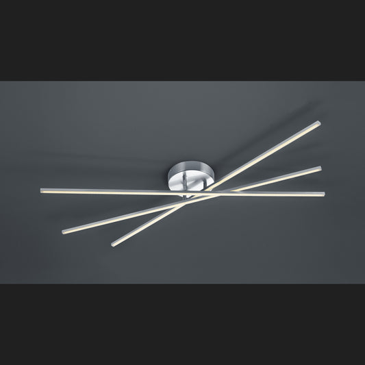 Tiriac  - Ceiling lamp - Nickel Matt - Trio