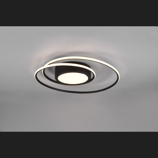 Yava  - Ceiling lamp - Black Matt - Trio