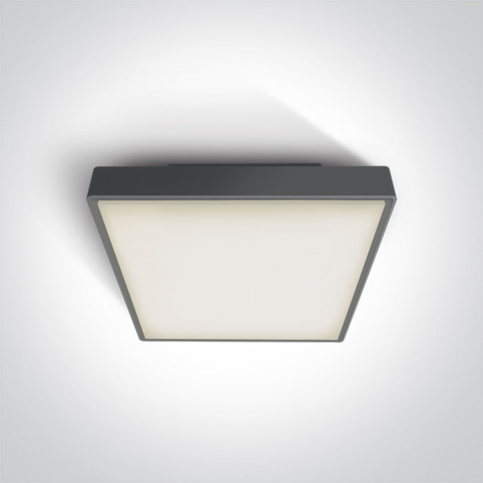 The LED Plafo Outdoor Square Plastic