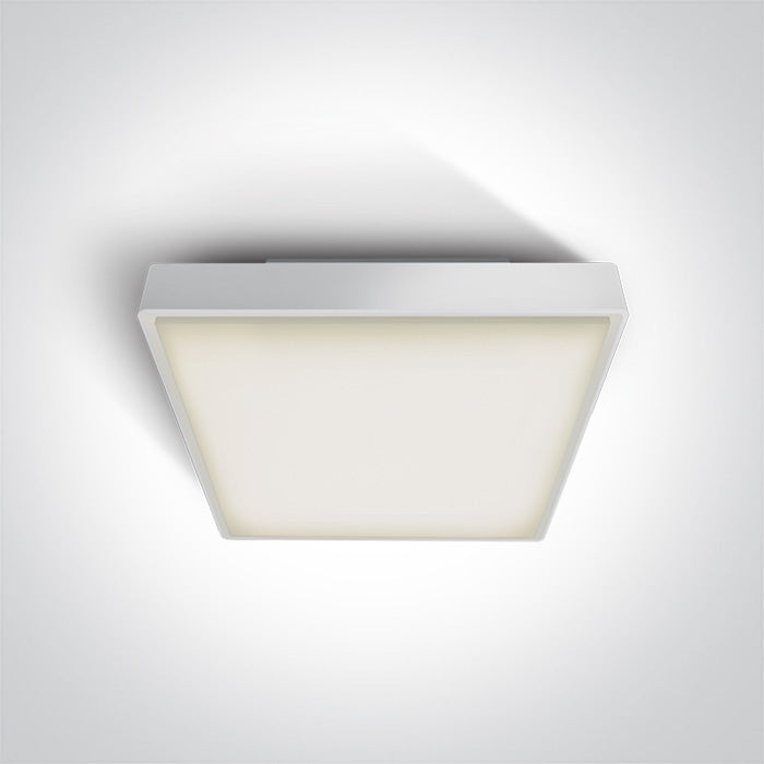 The LED Plafo Outdoor Square Plastic