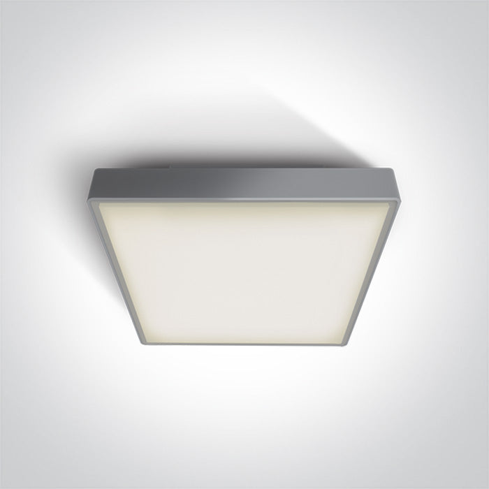 The LED Plafo Outdoor Square Plastic