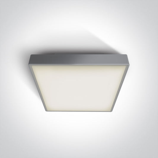 The LED Plafo Outdoor Square Plastic