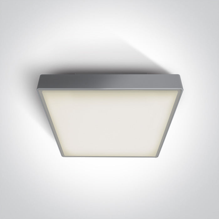 The LED Plafo Outdoor Square Plastic