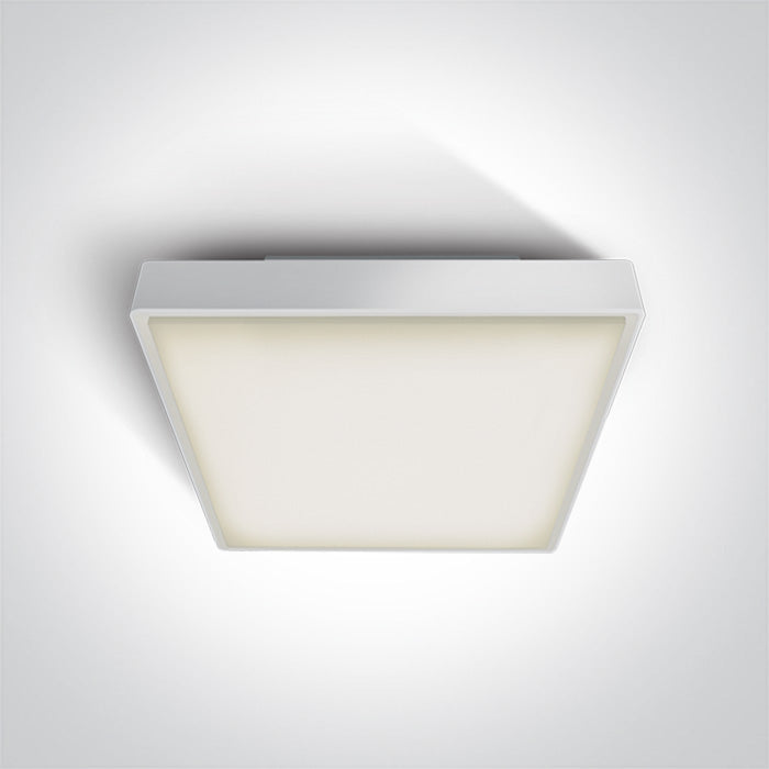 The LED Plafo Outdoor Square Plastic