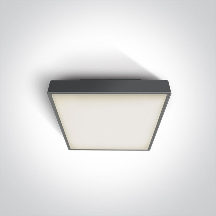 The LED Plafo Outdoor Square Plastic