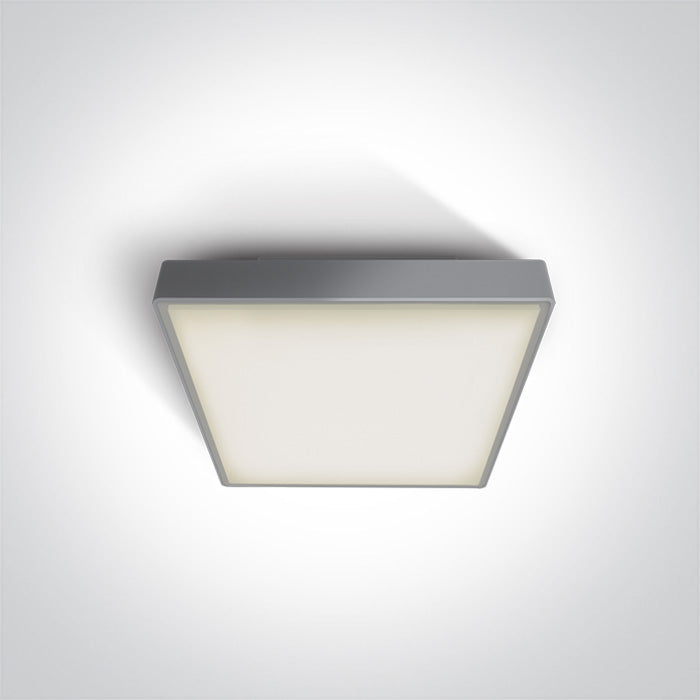 The LED Plafo Outdoor Square Plastic