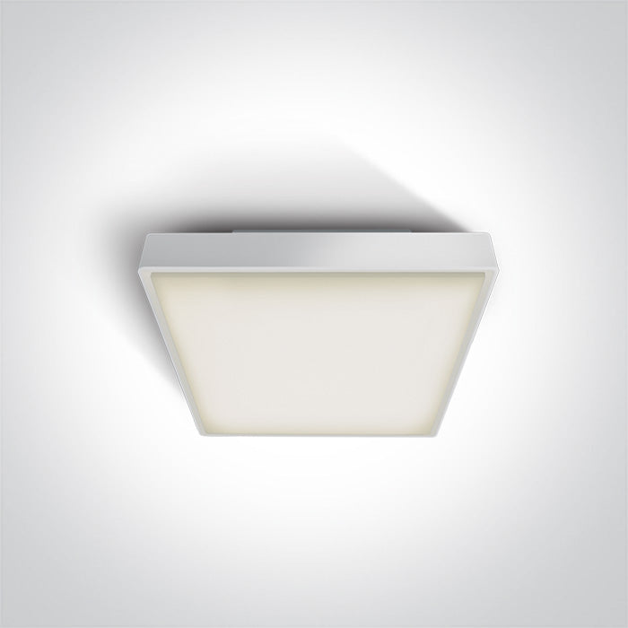 The LED Plafo Outdoor Square Plastic