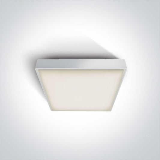 The LED Plafo Outdoor Square Plastic