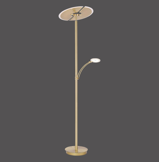 Artur - Floor Lamp - Brass Matt - By Paul Neuhaus - (673-60)