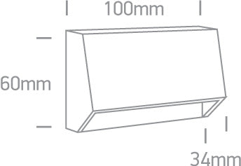 Down Illumination Wall Lights ABS + PC